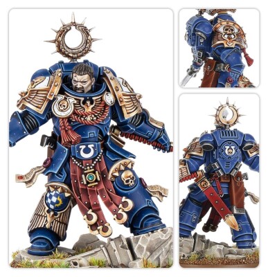 Игровой набор Warhammer 40000 - SPACE MARINES: KAIUS KONORIUS детальное изображение Ультрамарины Космические Десантники