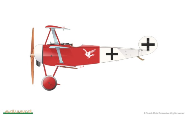 Scale model 1/48 Triplane Fokker Dr.I Eduard 8162 детальное изображение Самолеты 1/48 Самолеты