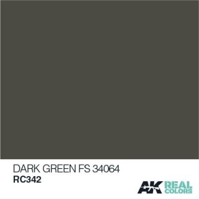 Dark green FS 34064 / Темно-зеленый детальное изображение Real Colors Краски