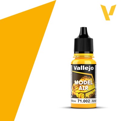 Акрилова фарба Середня жовта (Medium Yellow) Vallejo Model Air VAL 71002 детальное изображение Model Air Vallejo