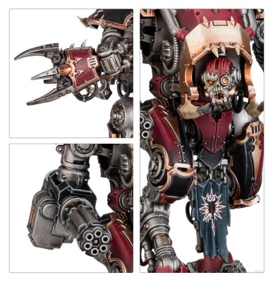 Ігровий набір Warhammer 40000: CHAOS KNIGHTS - HOUNDPACK LANCE детальное изображение Космический Десант Хаоса Армии Хаоса