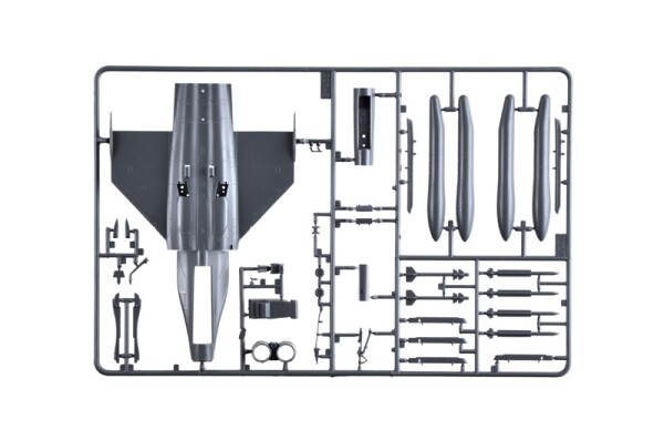 Сборная модель 1/72 Самолет Dassault Rafale B Italeri 90092 детальное изображение Самолеты 1/72 Самолеты