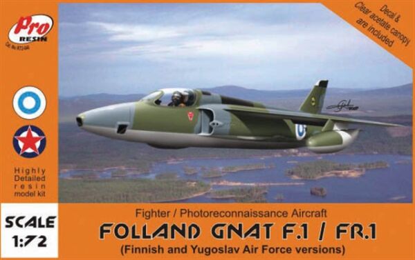 Folland Gnat F1/FR1 детальное изображение Самолеты 1/72 Самолеты