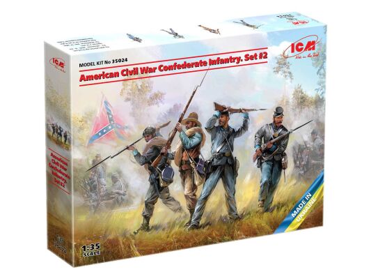American Civil War Confederate Infantry Set #2 детальное изображение Фигуры 1/35 Фигуры