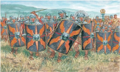 Scale model 1/72 Figures Roman Infantry - Caesar's Wars Italeri 6047 детальное изображение Фигуры 1/72 Фигуры