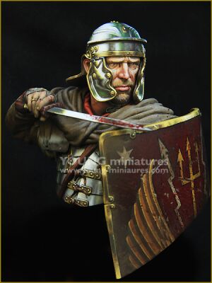 Бюст. Римский легионер 1 век детальное изображение Фигуры 1/10 Фигуры