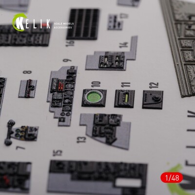 F-4J «Phantom II» декаль інтер'єр для комплекту Academy 1/48 KELIK K48089 детальное изображение 3D Декали Афтермаркет