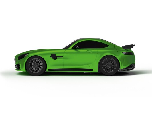 Сборная модель конструктор 1/43 Build 'n Race Mercedes AMG GT R (Green) Revell 23153 детальное изображение Автомобили Конструкторы