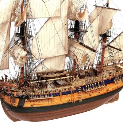 Scale wooden model 1/54 Ship &quot;Endeavour&quot; OcCre 14005 детальное изображение Корабли Модели из дерева