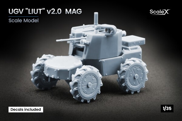 Збірна модель 1/35 Наземний дрон "Лють" MAG v2.0 ScaleX VG 35003 детальное изображение Наземные дроны Военная техника