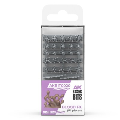 Набор 1/35 Кровавые эффекты - Элементы основания (3D-печать / 54 шт.) AK-Interactive AKBIT0020 детальное изображение Наборы деталировки Диорамы