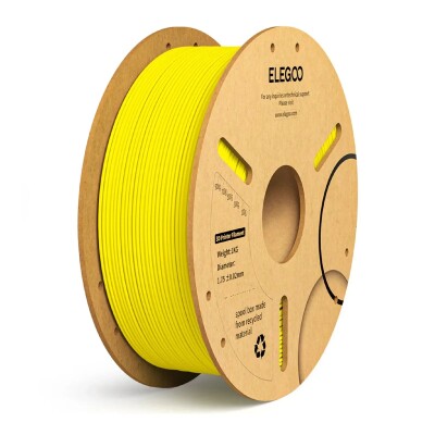 Пластик ELEGOO PLA+ Filament Ø1.75мм "Yellow" (жовтий) 1кг детальное изображение Филаменты 3D печать