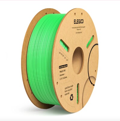 Пластик ELEGOO PLA+ Filament Ø1.75мм "Light Green" (світло-зелений) 1кг детальное изображение Филаменты 3D печать