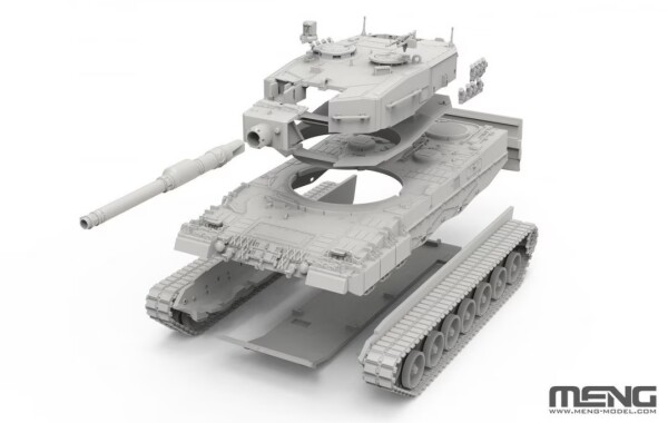Scale model 1/72 Leopard 2 A4 Meng 72-009 детальное изображение Бронетехника 1/72 Бронетехника