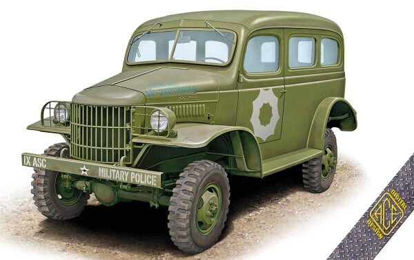 Збірна модель 1/72 Автомобіль Dodge 1/2 тонни 4x4 Carryall WC-17(26) ACE 72597 детальное изображение Автомобили 1/72 Автомобили