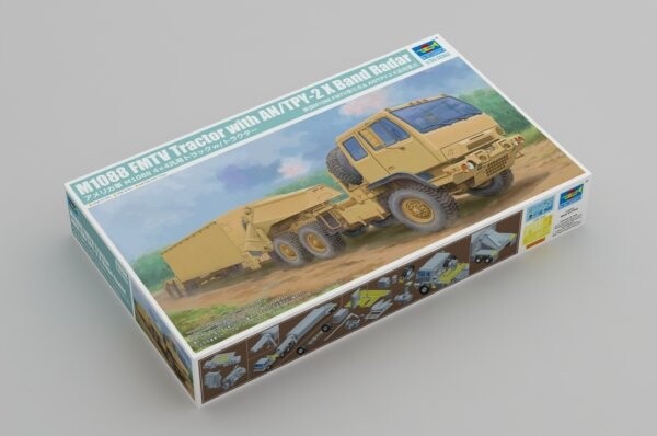 Збірна модель 1/35 Військовий тягач M1088 Tractor Trumpeter 01098 детальное изображение Автомобили 1/35 Автомобили