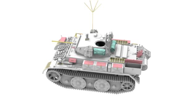 Assembled mode 1/35 tank Pz.Kpfw II Luchs  Border Model BT-018 детальное изображение Бронетехника 1/35 Бронетехника