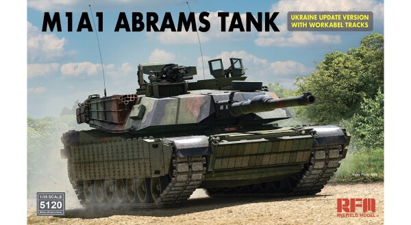 Збірна модель 1/35 Танк М1А1 Abrams Україна RFM RM-5120 детальное изображение Бронетехника 1/35 Бронетехника