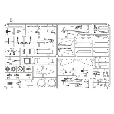 Scale model 1/48 Airplane FJ-3 &quot;Fury&quot; Zimi 80156 детальное изображение Самолеты 1/48 Самолеты