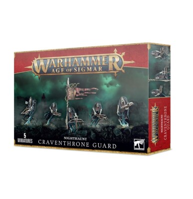 AGE OF SIGMAR: NIGHTHAUNT - CRAVENTHRONE GUARD детальное изображение Ночные Призраки Смерть