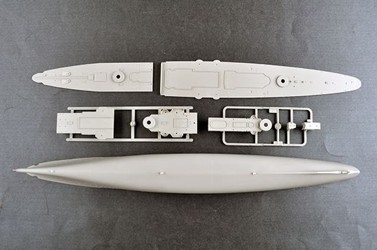 Сборная модель 1/350 Итальянский тяжелый крейсер Gorizia Трумпетер 05349 детальное изображение Флот 1/350 Флот