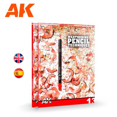 Techniques of working with pencils for weathering. Learning Series #13 (in English) AK522 детальное изображение Журналы Литература
