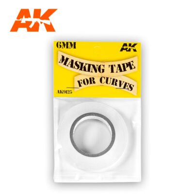 Masking Tape for Curves 6 mm / Маскувальна стрічка 6 мм для закруглень детальное изображение Маскировочные ленты Инструменты