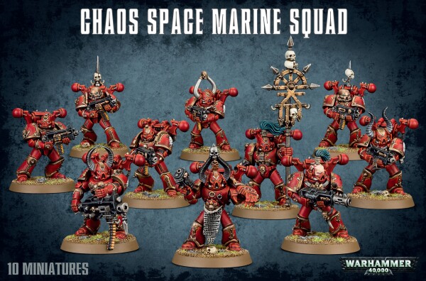 CHAOS SPACE MARINE: SQUAD детальное изображение Космический Десант Хаоса Армии Хаоса