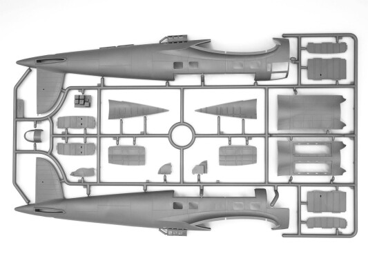 Збірна модель 1/48 Набір Аеродром бомбардувальної групи Люфтваффе ICMDS 4805 детальное изображение Самолеты 1/48 Самолеты