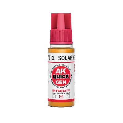 Акрилова фарба SOLAR YELLOW / Сонячно-жовтий QUICK GEN COLOR AK-interactive AK 17012 детальное изображение QUICK GEN COLOR Краски