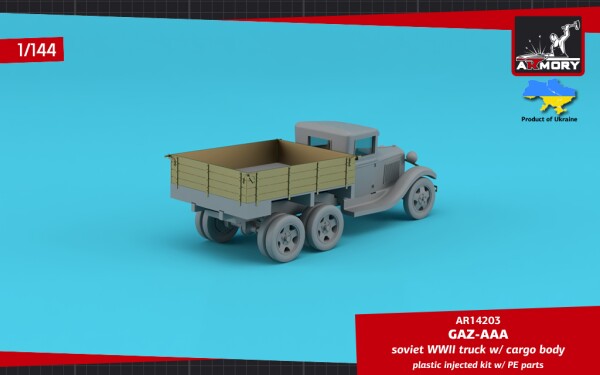 Збірна модель 1/144 Радянський вантажний автомобіль ГАЗ-ААА Armory Models Group 14203 детальное изображение Автомобили 1/144 Автомобили