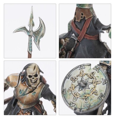 Ігровий набір AGE OF SIGMAR: SOULBLIGHT GRAVELORDS - DEATHRATTLE SKELETONS детальное изображение Владыки Душегубства Смерть