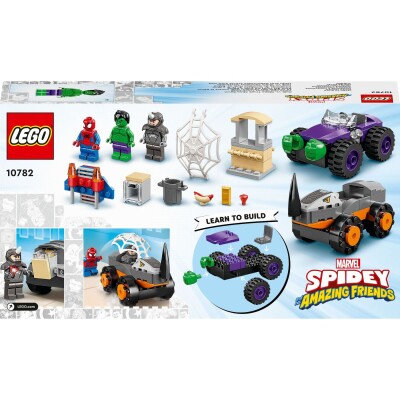 LEGO Spidey 10782 Hulk Battle with Rhino Trucks детальное изображение Spider-Man Lego