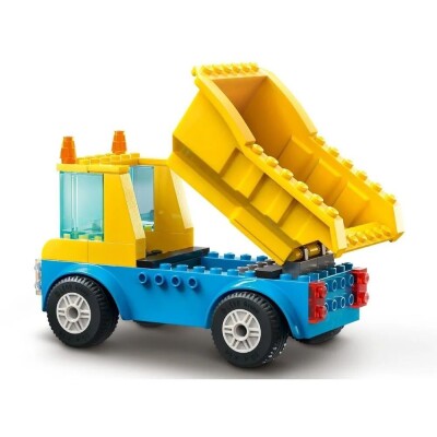 Конструктор LEGO City Будівельна вантажівка й кулястий кран-таран 60391 детальное изображение City Lego