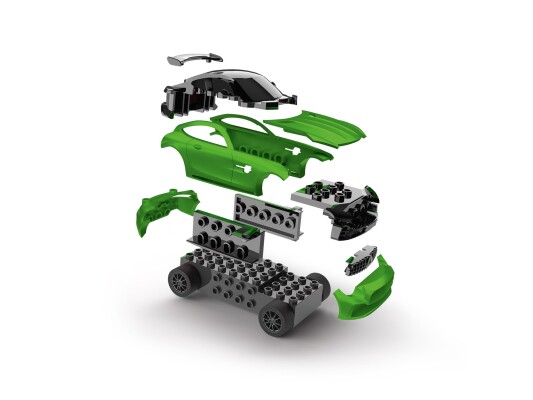 Scale model 1/43 Build 'n Race Mercedes AMG GT R (Green) Revell 23153 детальное изображение Автомобили Конструкторы