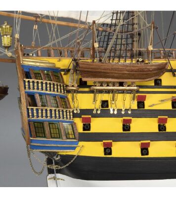 Дерев'яна модель лінійного корабля Санта-Ана детальное изображение Корабли Модели из дерева