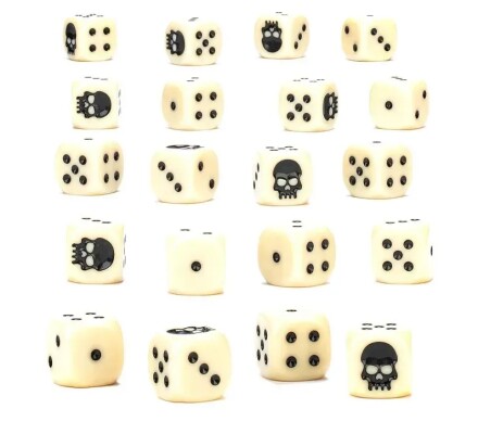 Ігрові куби WARHAMMER DICE (6-PACK) детальное изображение Кубы WARHAMMER 40,000