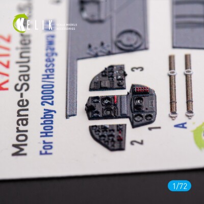 Morane-Saulnier M.S.406 3D декаль інтер'єр для комплекту Hobby 2000/Hasegawa1/72 KELIK K72172 детальное изображение 3D Декали Афтермаркет