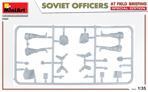 Збірна модель 1/35 Фігури Радянські офіцери на польовому брифінгу (Special Edition) MiniArt 35365 детальное изображение Фигуры 1/35 Фигуры