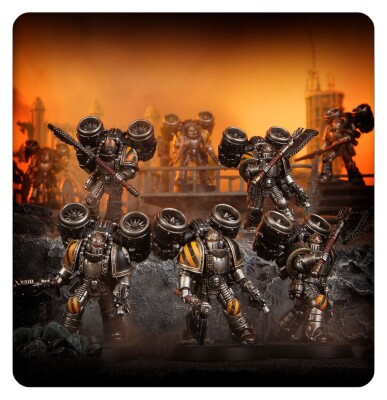 Игровой набор Warhammer 40000 - HORUS HERESY: LEGIONES ASTARTES - MKII ASSAULT SQUAD детальное изображение Ересь Хоруса WARHAMMER 40,000