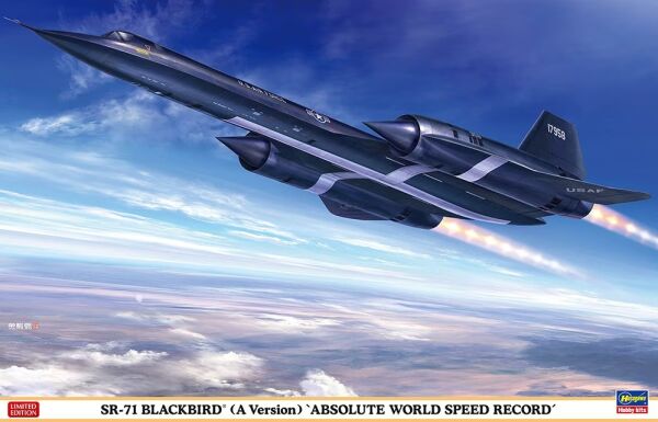 Збірна модель літака SR-71 Blackbird (версія A) «Абсолютний світовий рекорд швидкості» детальное изображение Самолеты 1/72 Самолеты