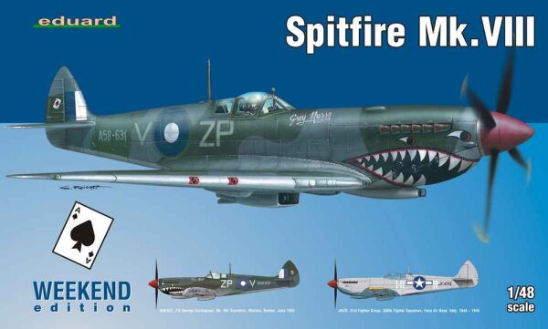 Spitfire Mk. VIII 1/48 детальное изображение Самолеты 1/48 Самолеты