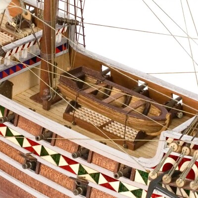 Збірна дерев'яна модель 1/85 Галеон HMS &quot;Revenge&quot; OcCre 13004 детальное изображение Корабли Модели из дерева
