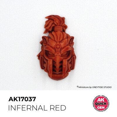 Акрилова фарба INFERNAL RED / Пекельно червоний QUICK GEN COLOR AK-interactive AK 17037 детальное изображение QUICK GEN COLOR Краски