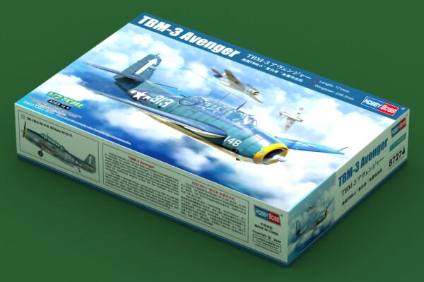 Збірна модель 1/72 Літак TBM-3 Avenger HobbyBoss 87274 детальное изображение Самолеты 1/72 Самолеты