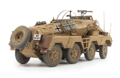 Збірна модель 1/35 Бронеавтомобіль Sd.Kfz.233 (8-колісний) з 75-мм знаряддям AFV Club 35233 детальное изображение Бронетехника 1/35 Бронетехника