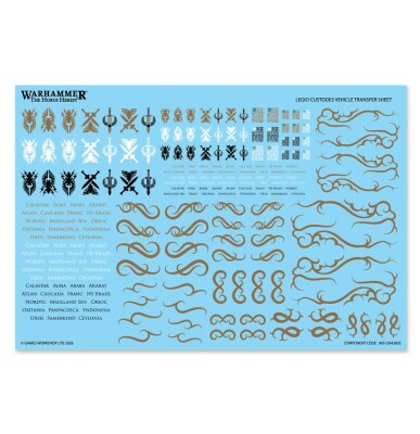 Ігровий набір Warhammer 40000 – HORUS HERESY: LEGIO CUSTODES – CALADIUS GRAV-TANK ANNIHILATOR детальное изображение Ересь Хоруса WARHAMMER 40,000