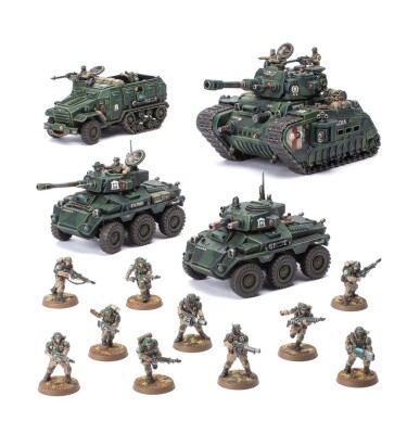 Игровой набор Warhammer 40000 - ARMAGEDDON BATTALION - ASTRA MILITARUM детальное изображение Имперская Гвардия Армии Империума