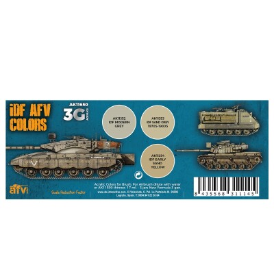 Сборная модель1/35 танк Меркава Тамия 35127 + Набор акриловых красок IDF AFV COLOR детальное изображение Комплекты 