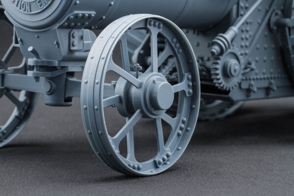 3D-печатная масштабная модель 1/16 1901 Burrell Compound Traction Engine ScaleX SX-16001 детальное изображение Гражданская техника 